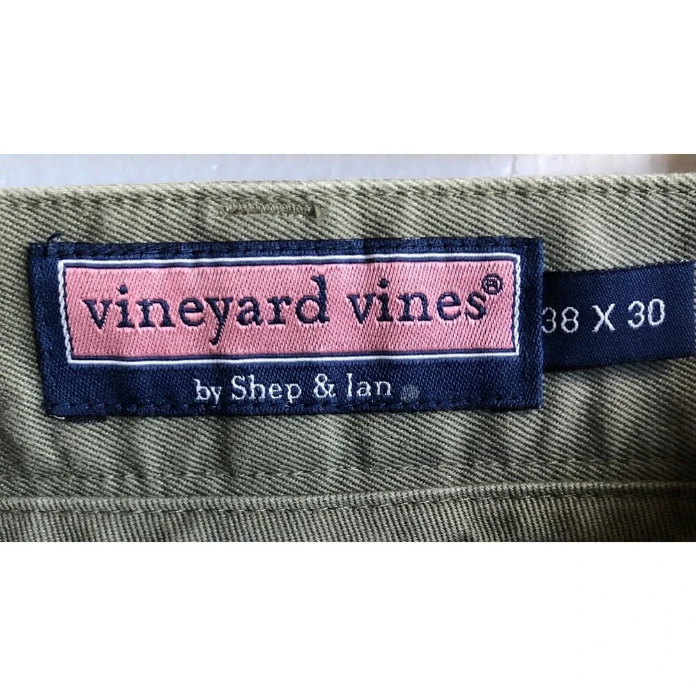 Vineyard Vines Club Pants Green Classic Fit Chino Pants 38x30